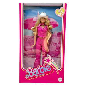 Barbie Western The Movie Collectible Doll Margot Robbie Pink Outfit New 2024